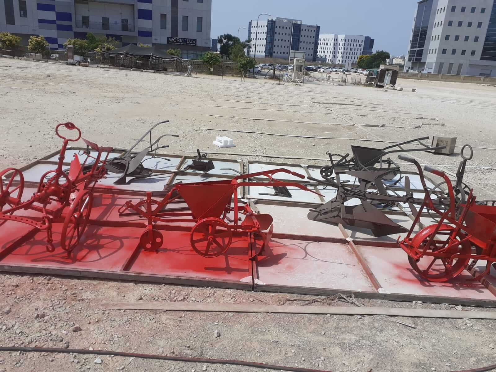 ניקוי חול+צבע