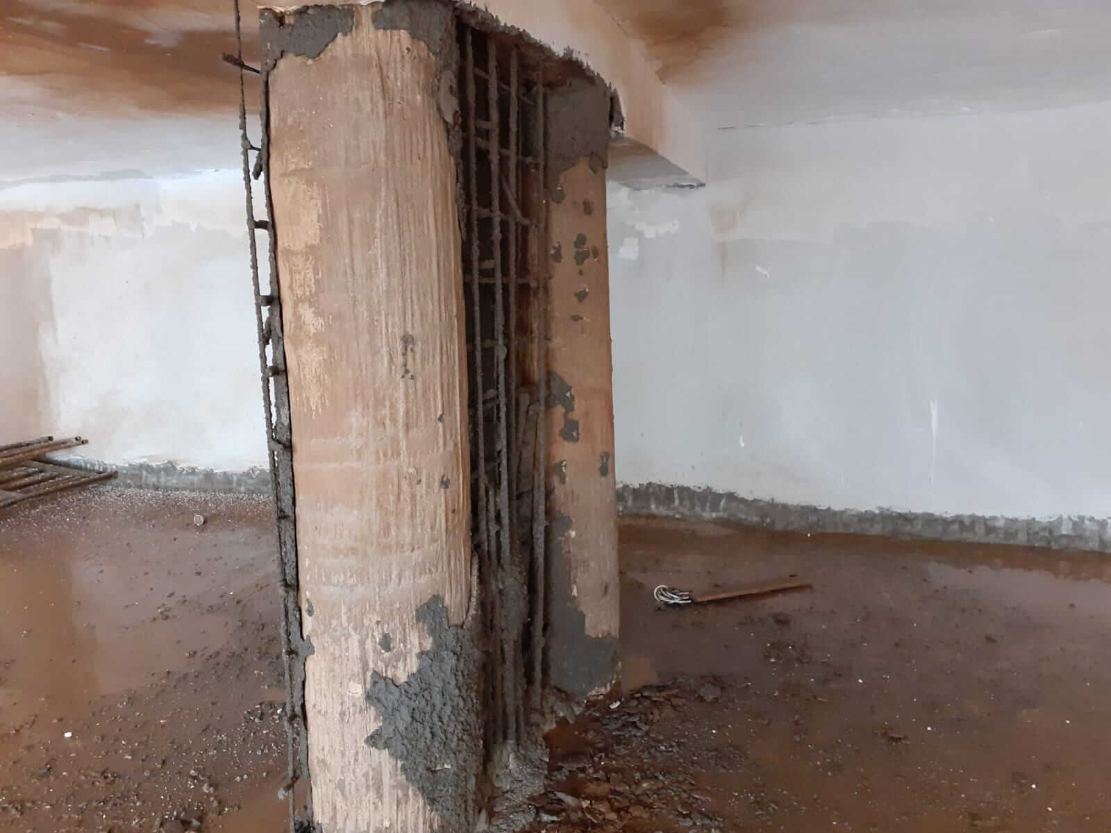 ניקוי כלונסאות בשיטת לחץ מים גבוה