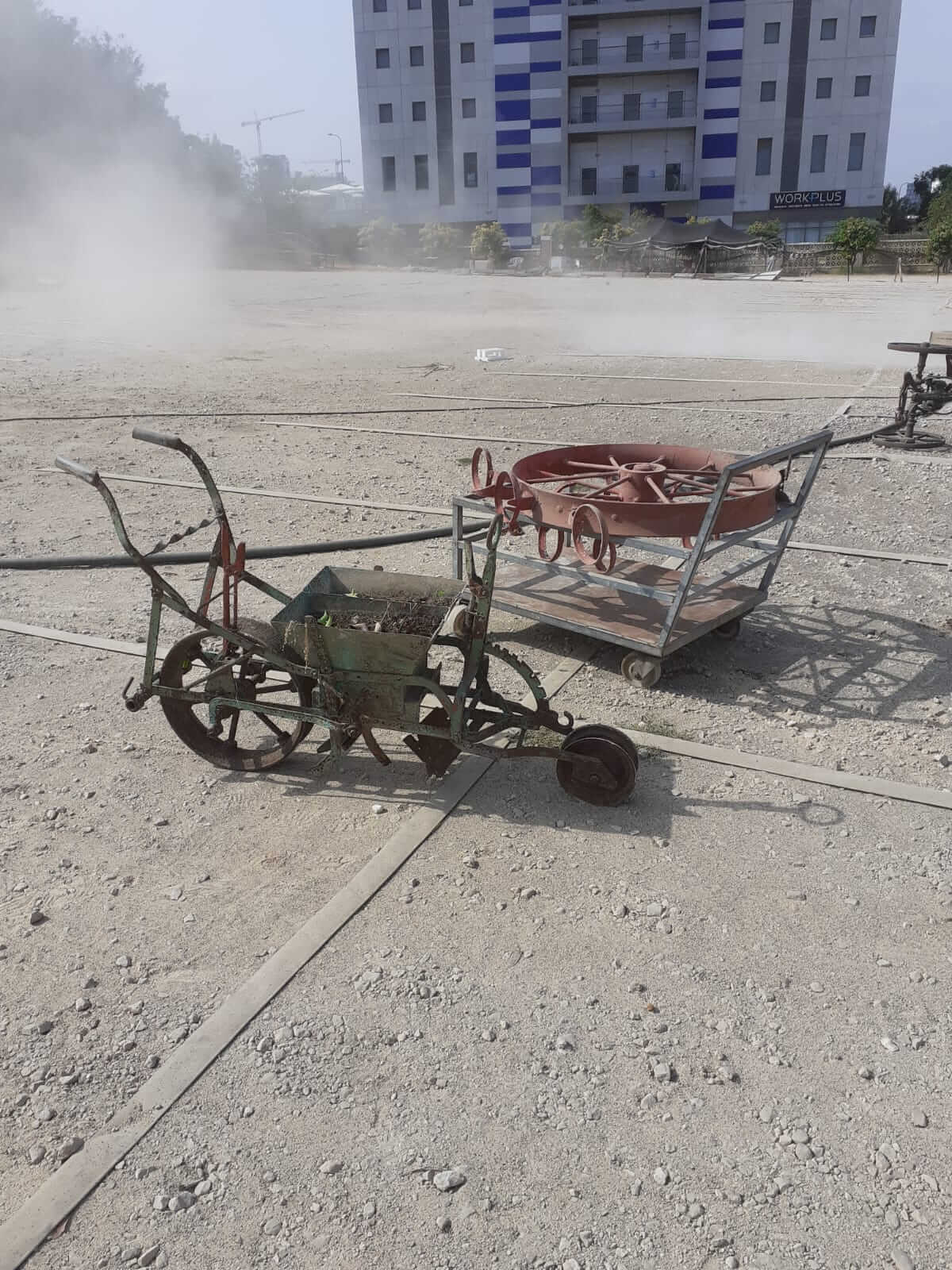 ניקוי חול+צבע