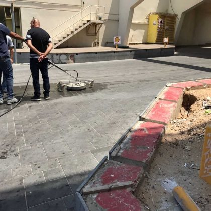 ניקוי קטע מטיילת תל אביב