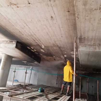 ניקוי פיח לאחר שריפה